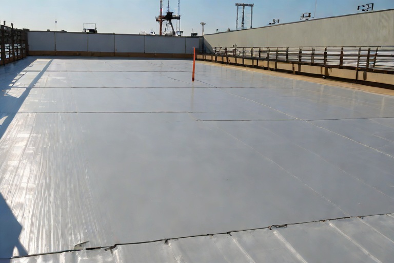Sub-Zero Cold Storage Downward Vapor Drive & Self-Adhered SBS Barriers on Commercial Port Marine Shipping Warehouses