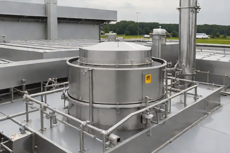 Commercial Kitchen Grease Containment & 304 Stainless Steel Catchment Shielding on Commercial Pharmaceutical Production Facilitys