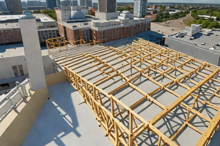 Tapered Polyiso Drainage Layouts (1/4-In/Ft) & Geometric Cricket Sizing on Commercial High-Rise Commercial Penthouse Towers