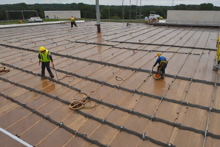 Complete Old Roof Tear-Offs Down to Clean Wood Decking & Substrate Remediation on Commercial Pharmaceutical Production Facilitys