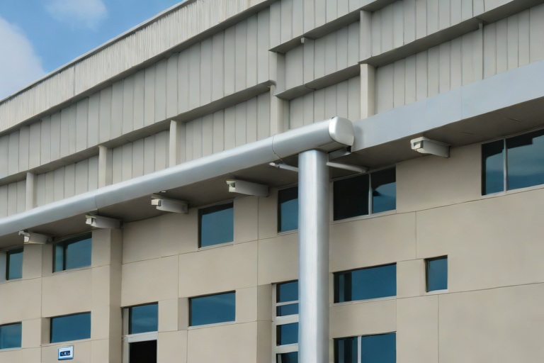 Multi-Tier Conductor Head Overflow Spillways & Freeze-Thaw Downspout Burst Defense on Commercial Logistics Distribution Hubs