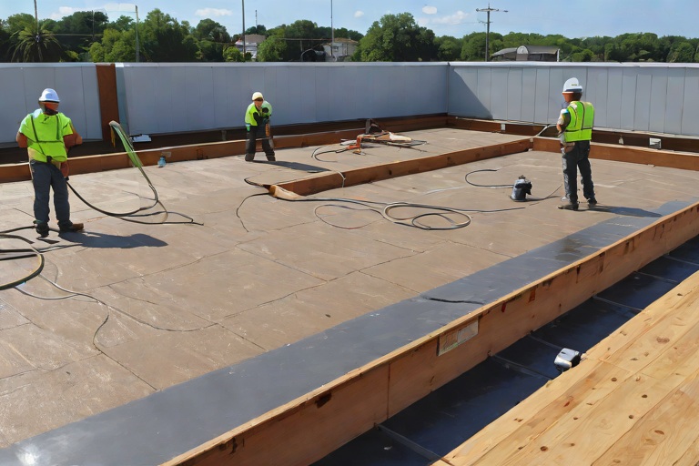 Complete Old Roof Tear-Offs Down to Clean Wood Decking & Substrate Remediation on Commercial Government Secure Records Archives