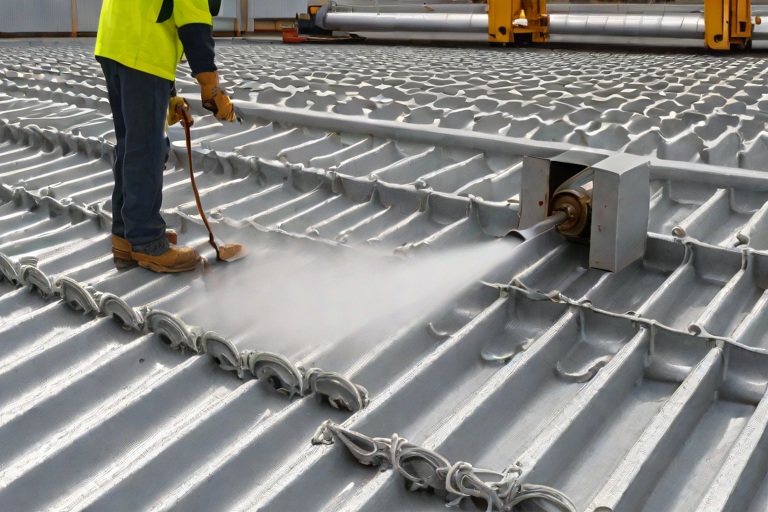 Structural Steel Deck Rust Remediation & Zinc-Rich Primer Passivation on Commercial Logistics Distribution Hubs