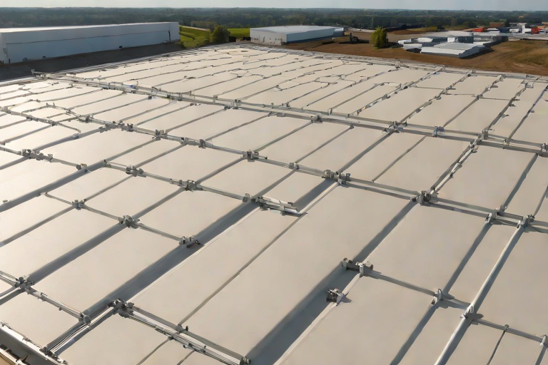 Tapered Polyiso Drainage Layouts (1/4-In/Ft) & Geometric Cricket Sizing on Commercial Cold Storage Freezer Warehouses
